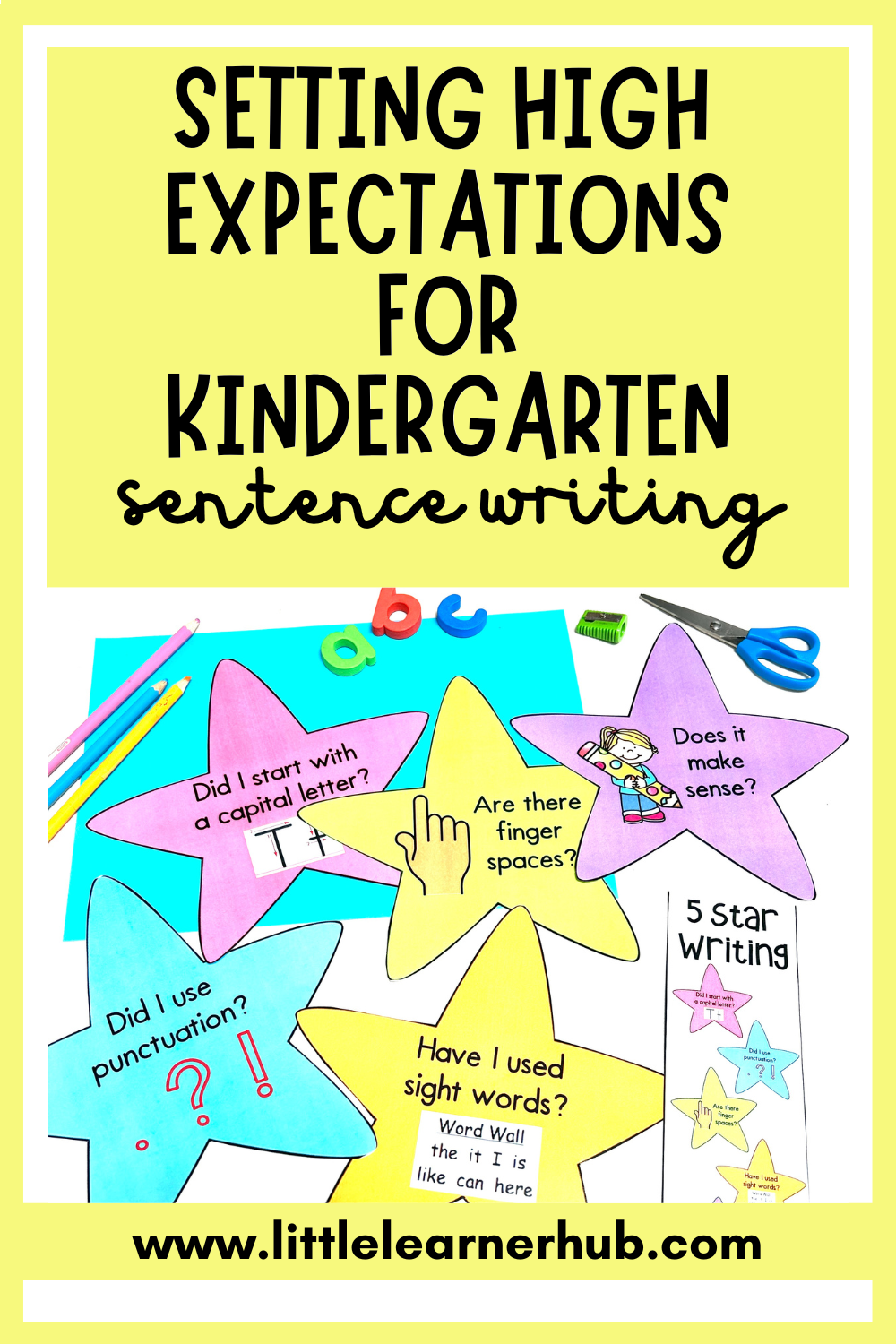 Kindergarten Sentence Writing: Expectations and Fun Activities